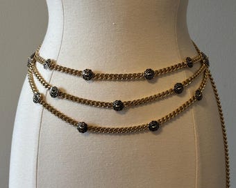 St. JOHN セントジョン チェーン　ベルトゴールド　24金GF 希少】ST. JOHN セントジョン チェーンベルト ゴールド 刻印 - メルカリ