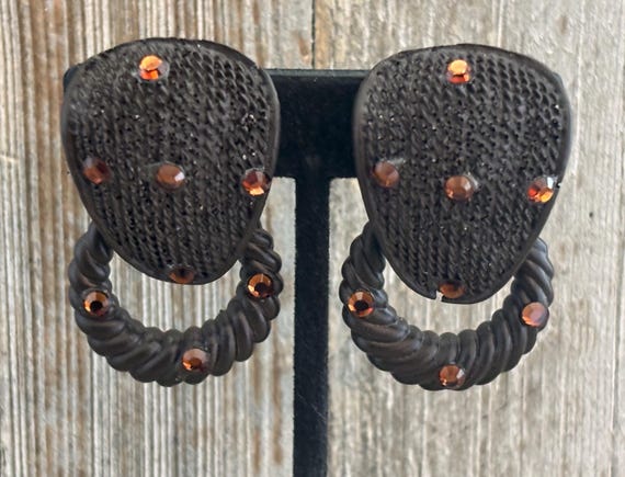 JEFF LIEB New Old Stock 1990's Brown With Orange … - image 6