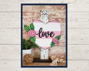 Valentine's Day, Make Your Own Sign, DIY Kits for Adults, Wood Craft Kit, Mom Gift