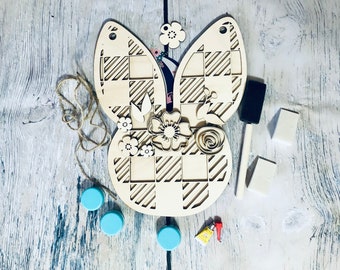 Easter Door Hanger, DIY Craft Kit, Craft Kits for Adults, Easter Decorations