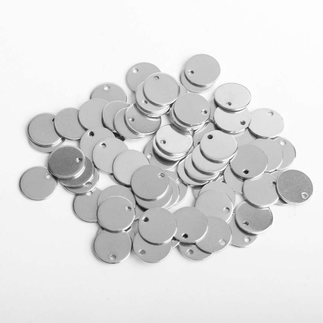 Disc Tag Blanks, Stainless Steel Circles Blanks, Stainless Stamping or