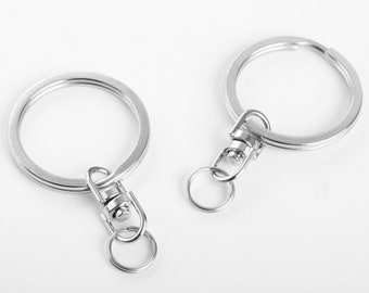 Split Key Rings With Clasps, DIY Keychain Gift, 5pcs Keychain Making Supplies