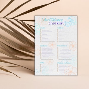 The Midwife&#39;s Hospital Labor and Delivery Packing List