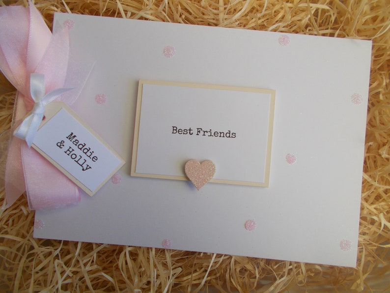 Personalised Best Friends Glitter Scrapbook Memory Photo Album Etsy UK