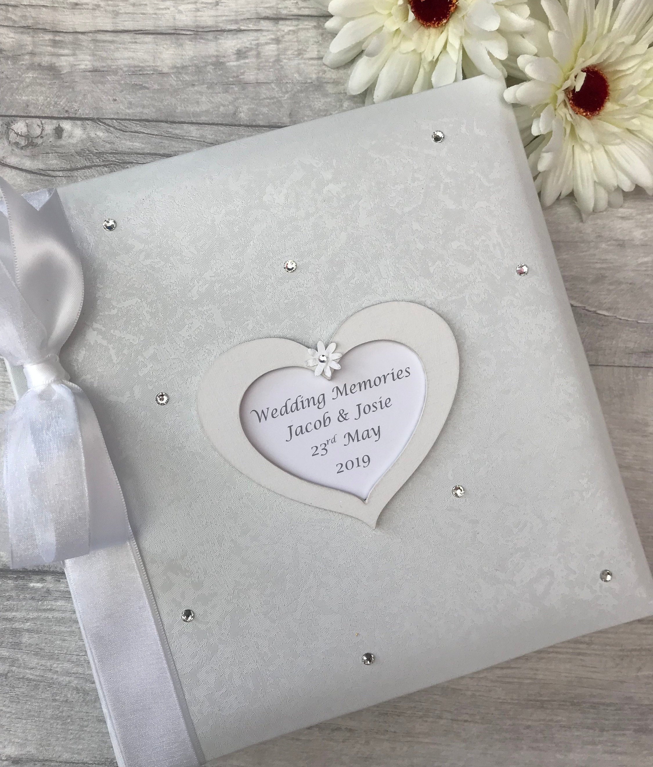 Personalised Traditional Wedding Photo Album Gift 200 6x4 Etsy