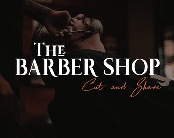Barber Shop Logo Etsy