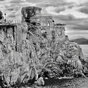 Amalfi Rock Face-Photographic Print only-Unframed