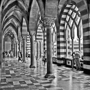 Amalfi Cathedral Entrance-Photographic Print only-Unframed