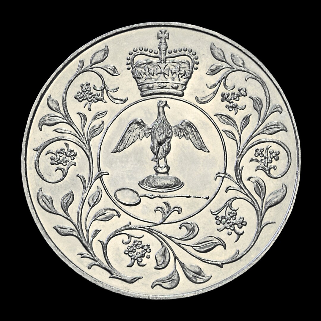 Elizabeth Ll Silver Jubilee Coin Photograph,her Majesty Queens