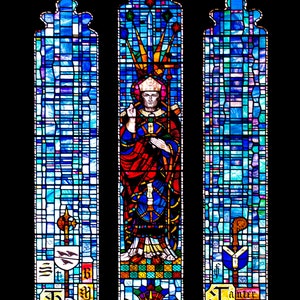 Colourful stained glass window photograph, religious beautiful colours photography, decorative print for any room, gift for any occasion