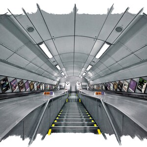 London Underground 2 Artistic-Photographic Print only-Unframed