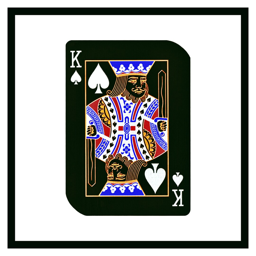 The King of Spades is the Embodiment of Logic and Reason King Etsy