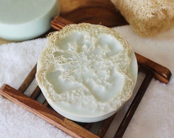 Cedarwood & Sage Loofah Goat Milk Soap | Deep Exfoliator