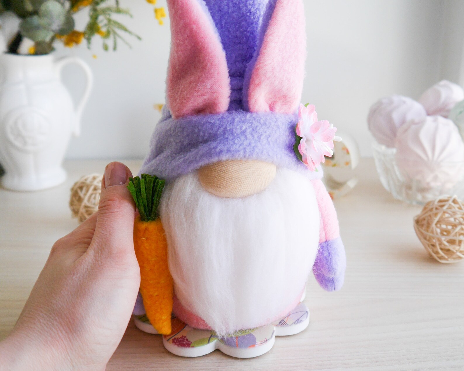Easter bunny gnome tutorial and nwcvqs scandinavian spring  etsy Easter bunny gnome tutorial and nwcvqs scandinavian spring  etsy