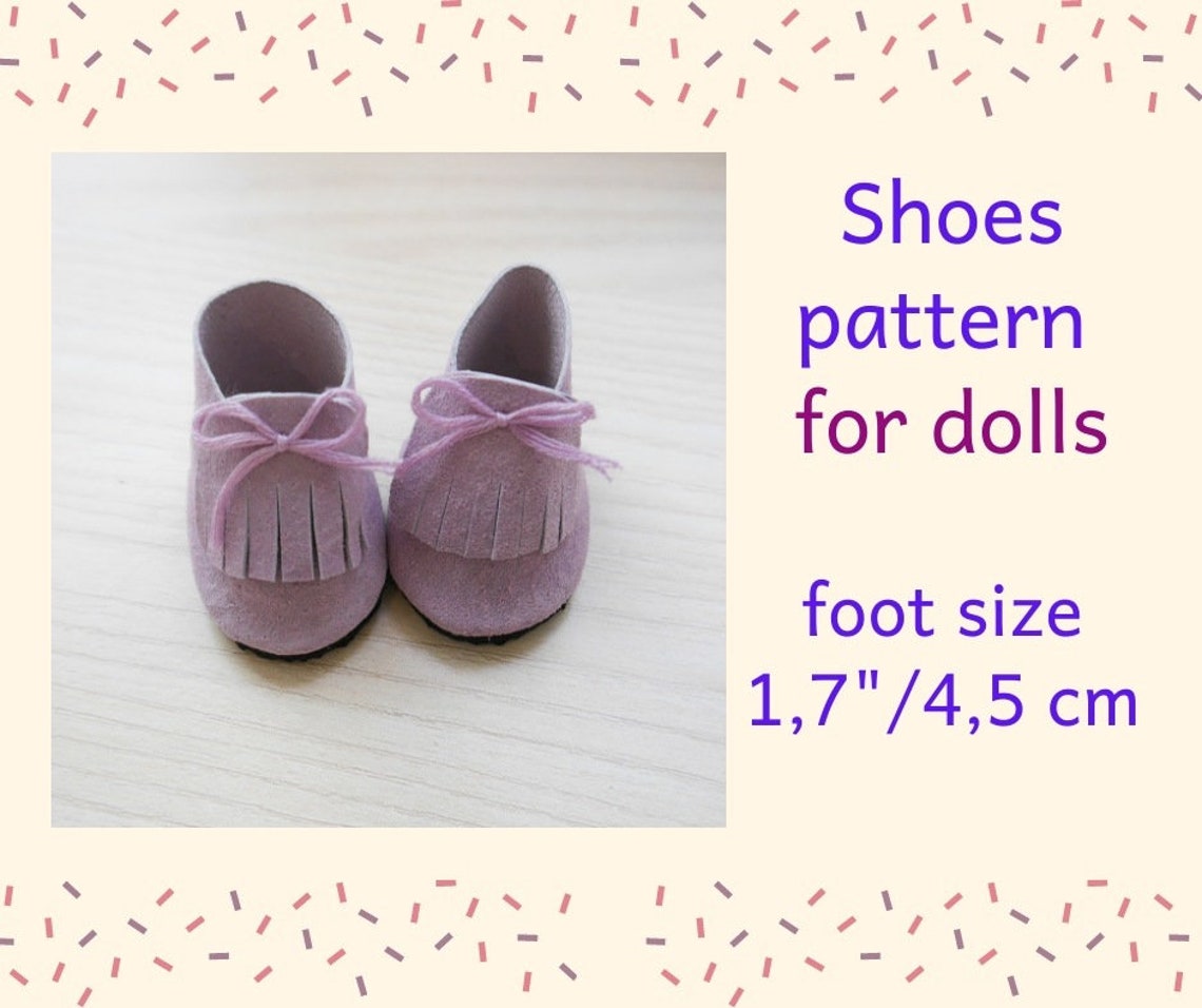 Handmade doll shoes pattern Easy to make rag doll shoes Etsy