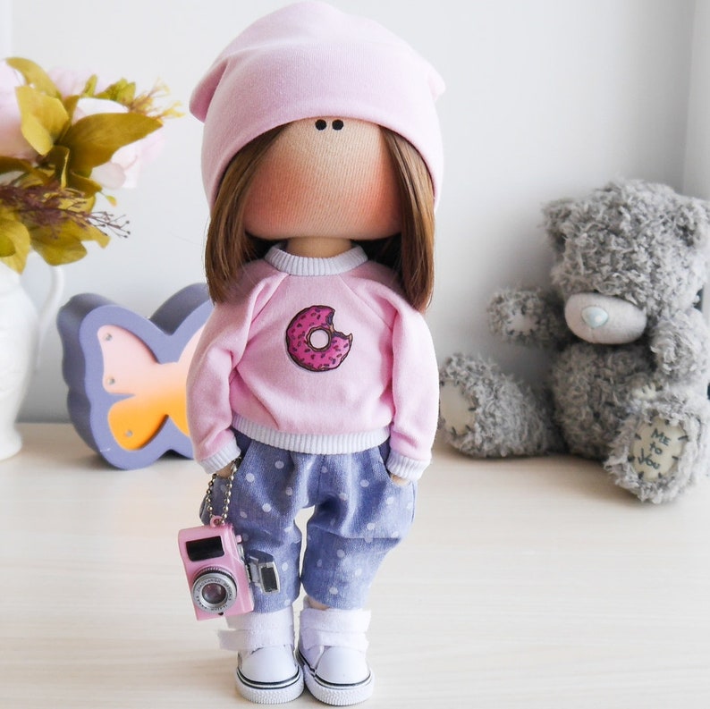 Handmade Tilda Doll Hat Sewing Pattern Easy Template to Make Etsy