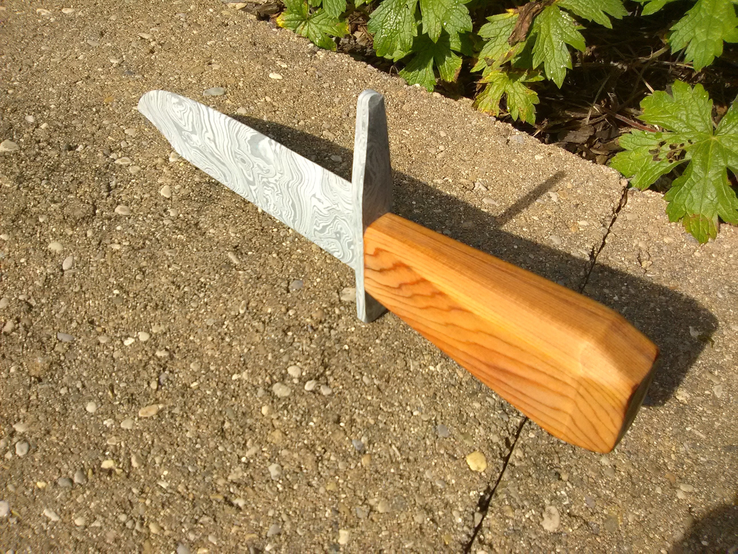 Milliput Damascus Bowie Knife Prop Etsy