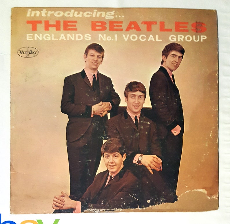 Beatles LP Introducing The Beatles Vee Jay oval label Version image 1