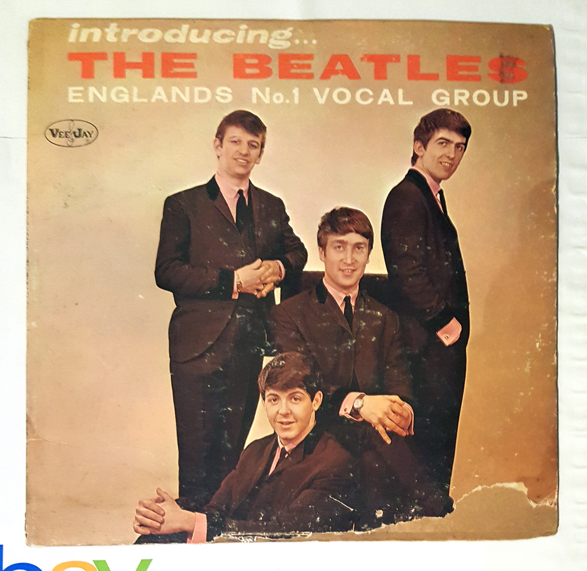 Beatles LP Introducing the Beatles Vee Jay Oval Label