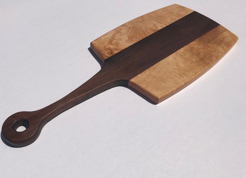 Long Handle Cutting Board /handle Cutting Board Walnut /maple Etsy