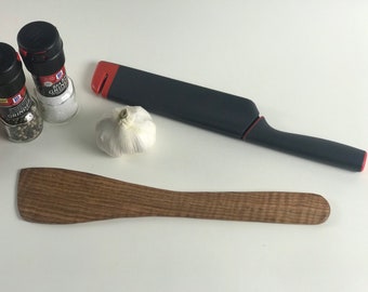 NewCurly maple wood spatula #1