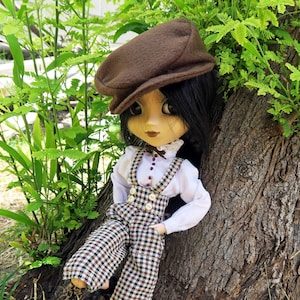 Garçonne - Overalls, shirt and cap set for Pullip dolls