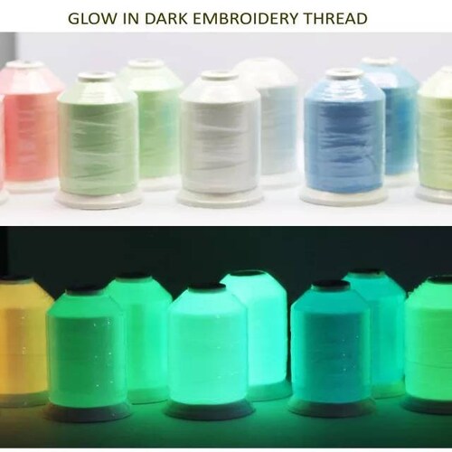 Glow in the Dark Thread Embroidery Thread Sewing Thread Etsy