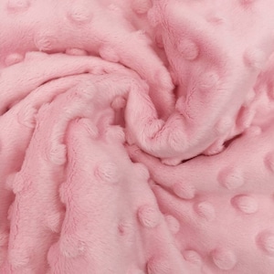 Minky fabric for baby blanket, Minky dot fabric, Minky fabric by the yard, Plush toys fabric, Soft warm baby cuddle fabric, Minky blanket