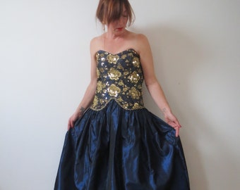 jessica mcclintock prom dresses 1980s Vintage 1980's Jessica Mcclintock Prom Dress, XXS Juniors Size