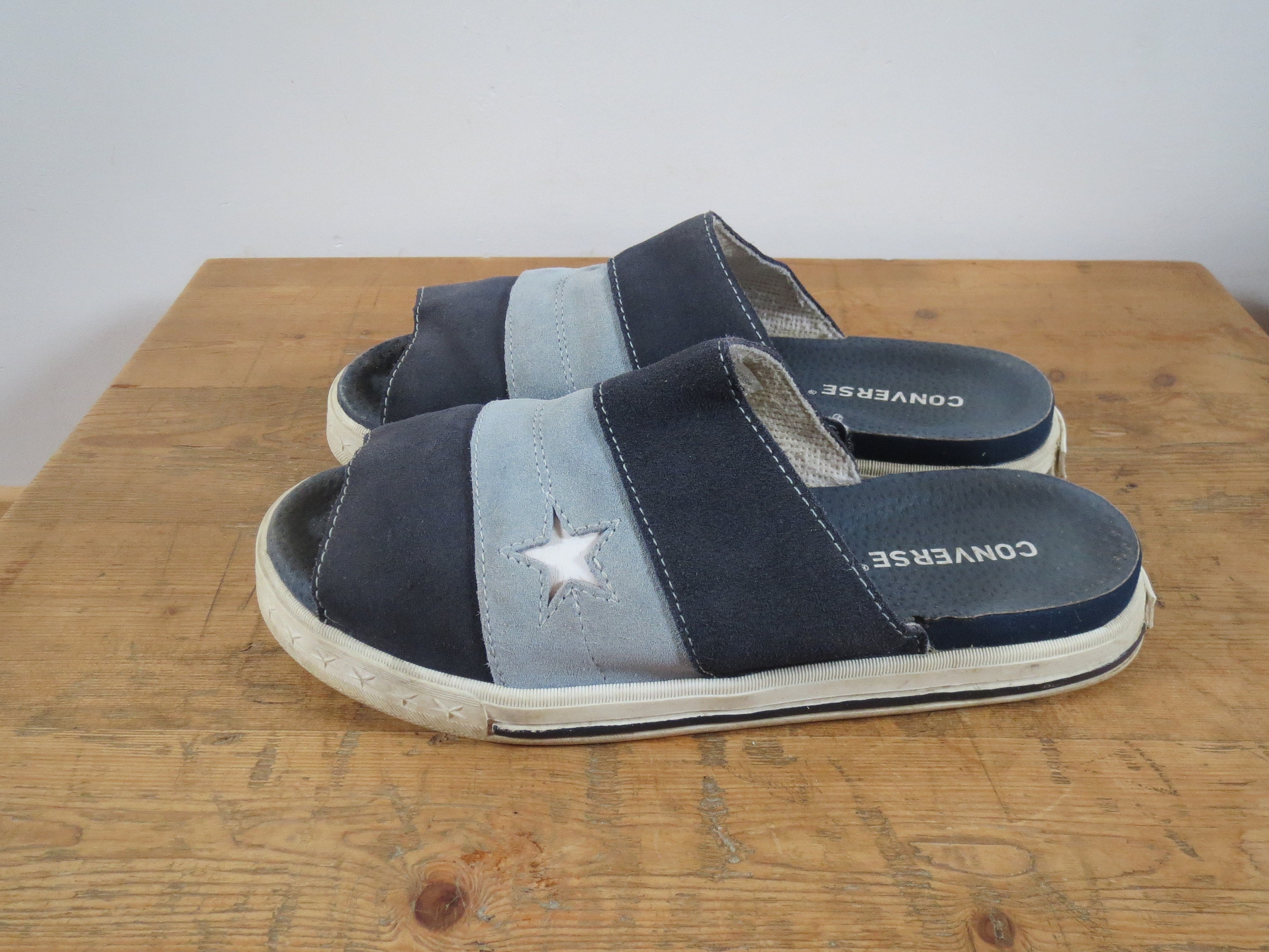 Converse one star suede slides hot sale