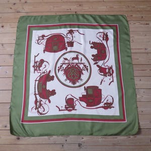 #HERMES スカーフ 希少柄　ビンテージ　新品 1950s hermes scarf - Etsy 日本