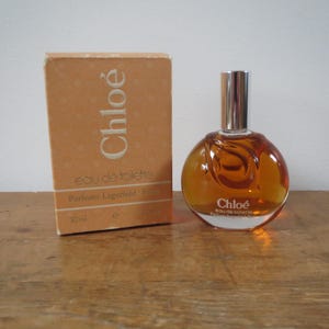 vintage des années 1970 des années 1980 Karl Lagerfeld CHLOE parfum 30 ml en boîte inutilisé complet RARE