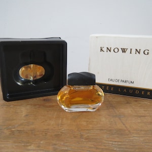 Vintage 1988 Estee Lauder Knowing eau de parfum 3.5 ml collectible perfume miniature perfume