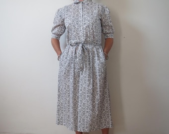 Vintage Liberty Tana Lawn maxiklänning storlek 36