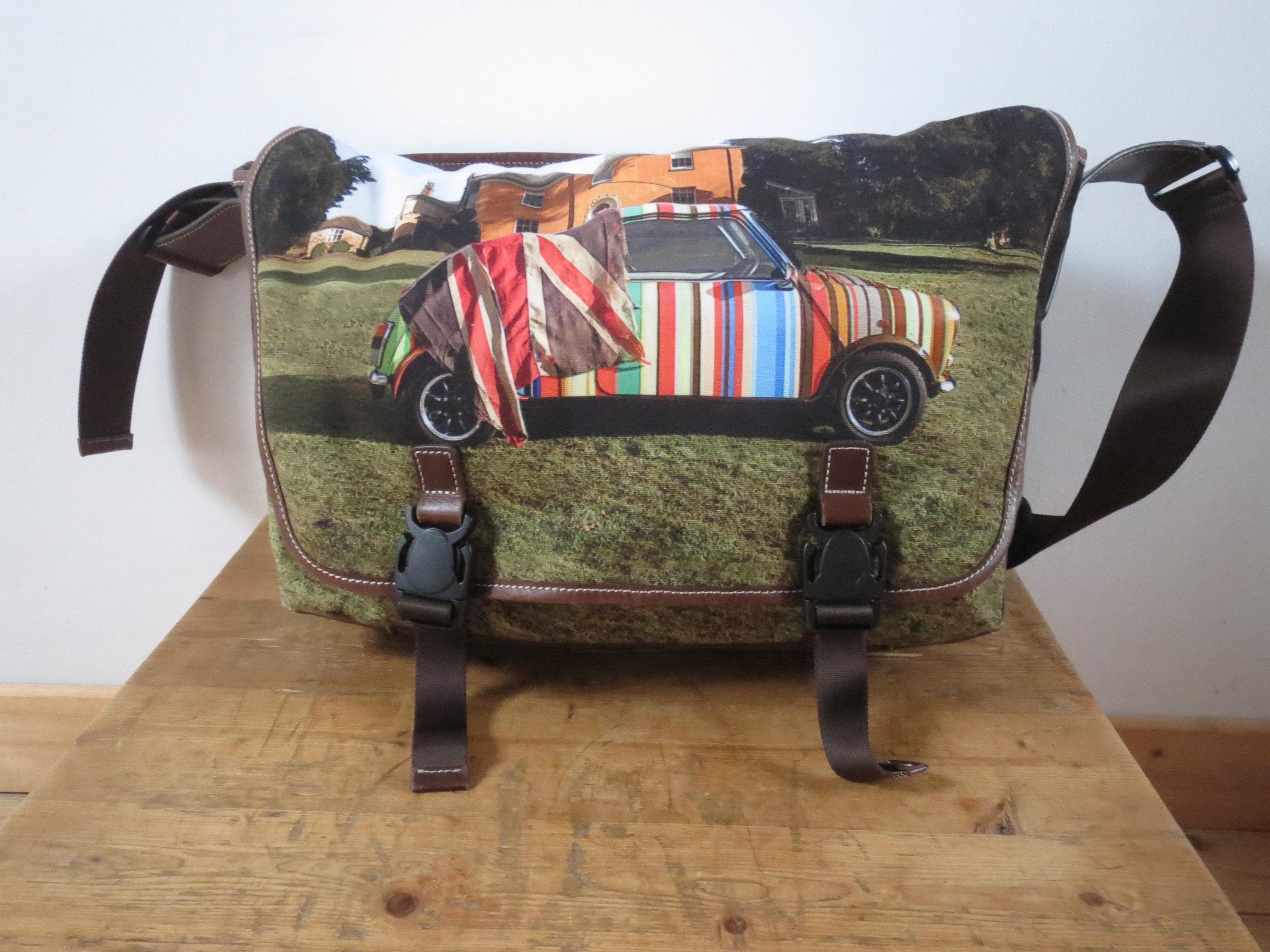 Paul Smith Limited Edition Travel Bag / Courier Bag Unisex Mini