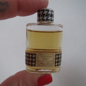 Vintage 1970er Jahre Christian Dior Eau de Toilette eingestellt Miniatur Miss Dior RARE Designer Made in France Vintage französisches Parfüm