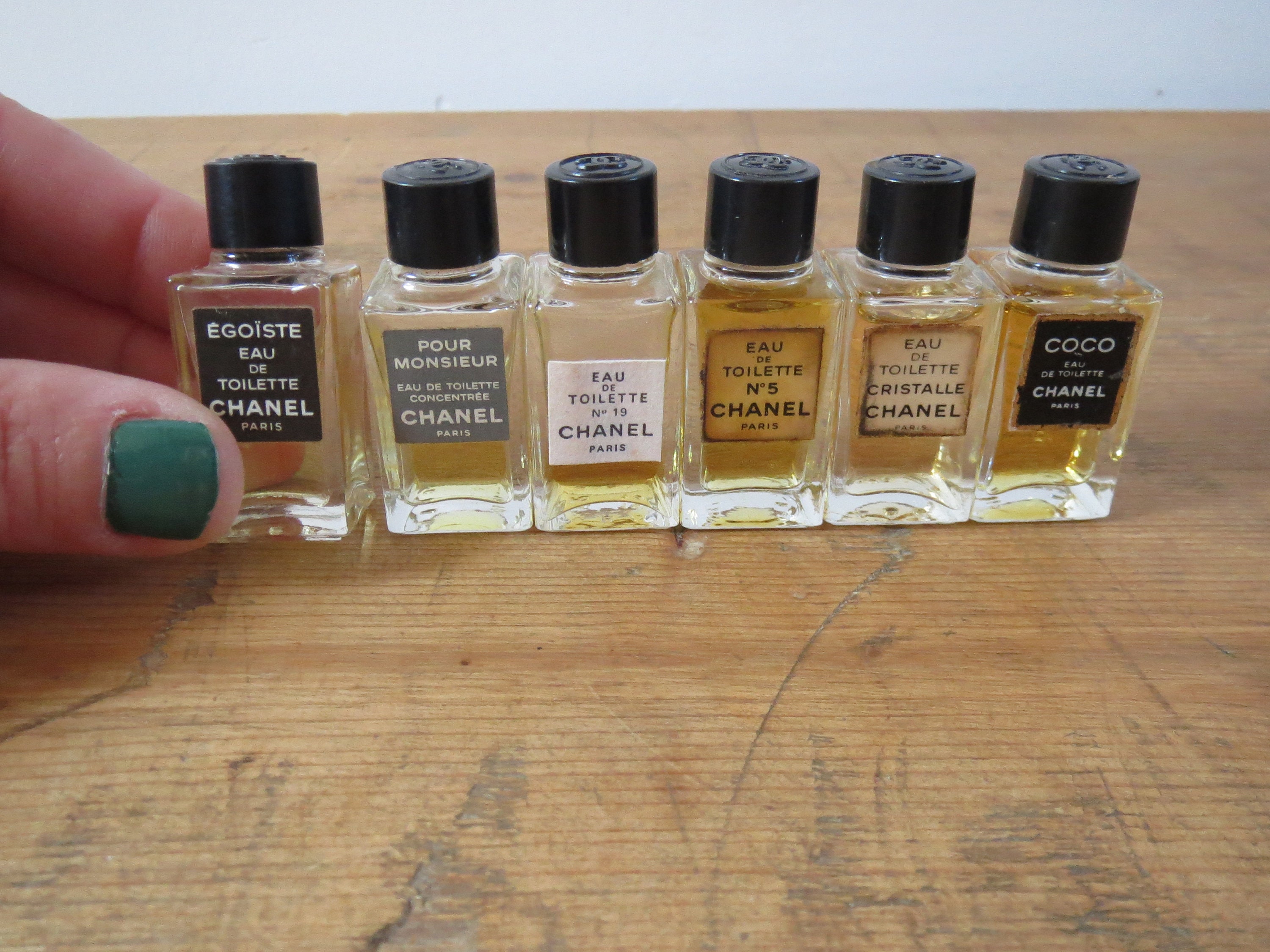 Vintage Chanel Miniature Perfume Set 