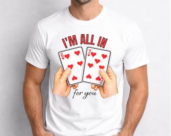 Póker de San Valentín PNG, "Me apunto a ti", diseño de juego de cartas (descarga digital)