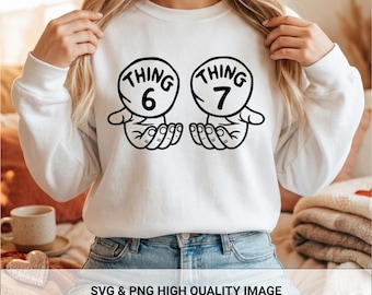Meme SVG PNG 6/7 / Diseño viral divertido, compatible con Cricut (descarga digital)