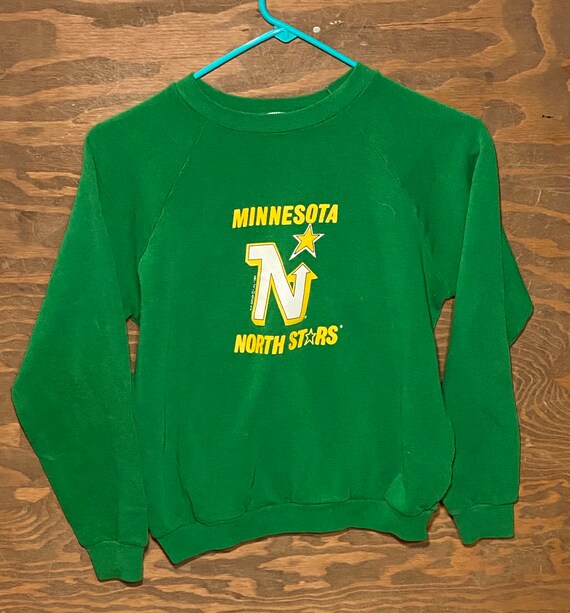Vintage Kids Minnesota North Stars Green NHL Hocke