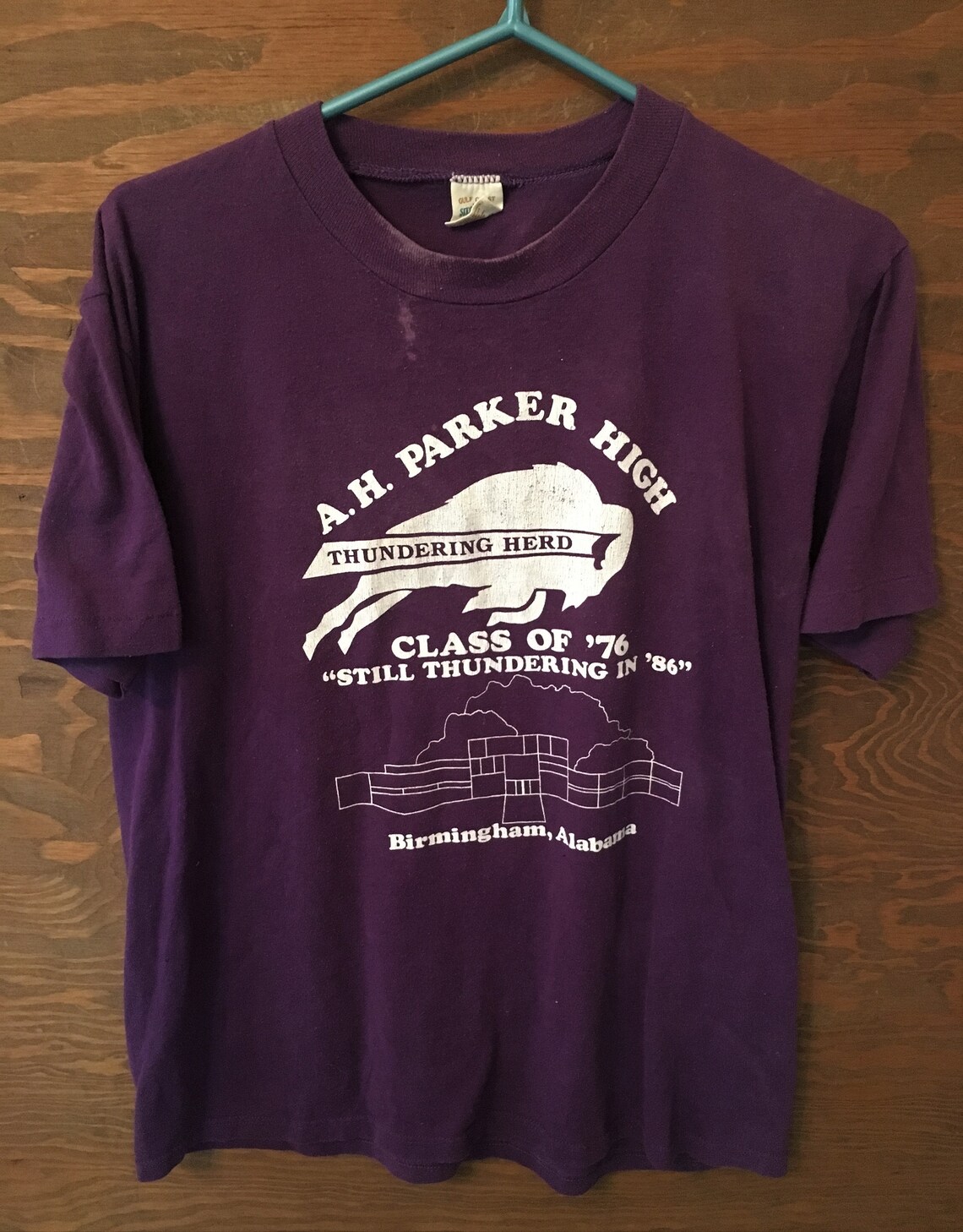 Vintage 1980s A.H. Parker High Thundering Herd Alabama 1986 | Etsy