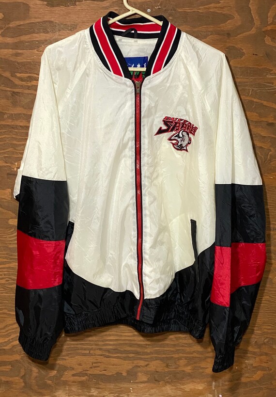 Vintage 90s Buffalo Sabres NHL Hockey Windbreakers