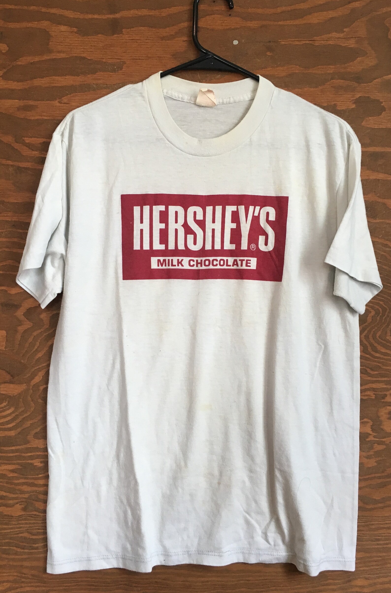Vintage Hershey's Milk Choclate Candy Bar 1980s Gray tee t | Etsy