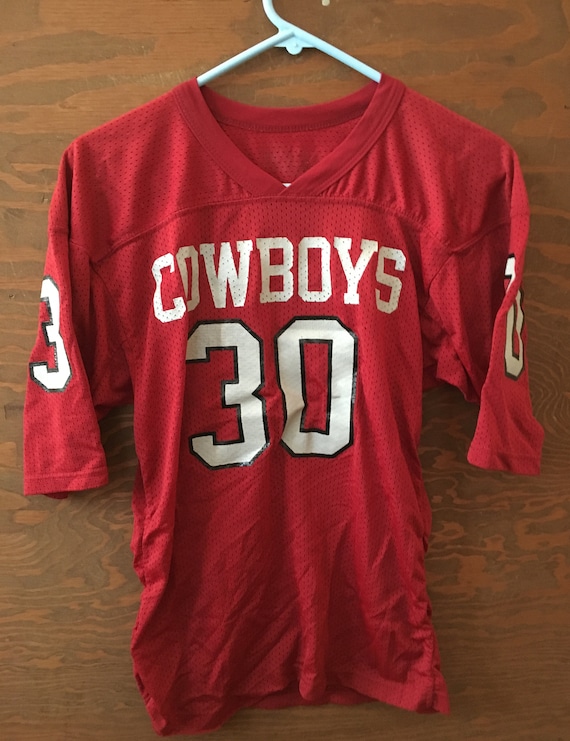 Vintage 80s Cowboys #30 Club 1980s Jersey // vinta