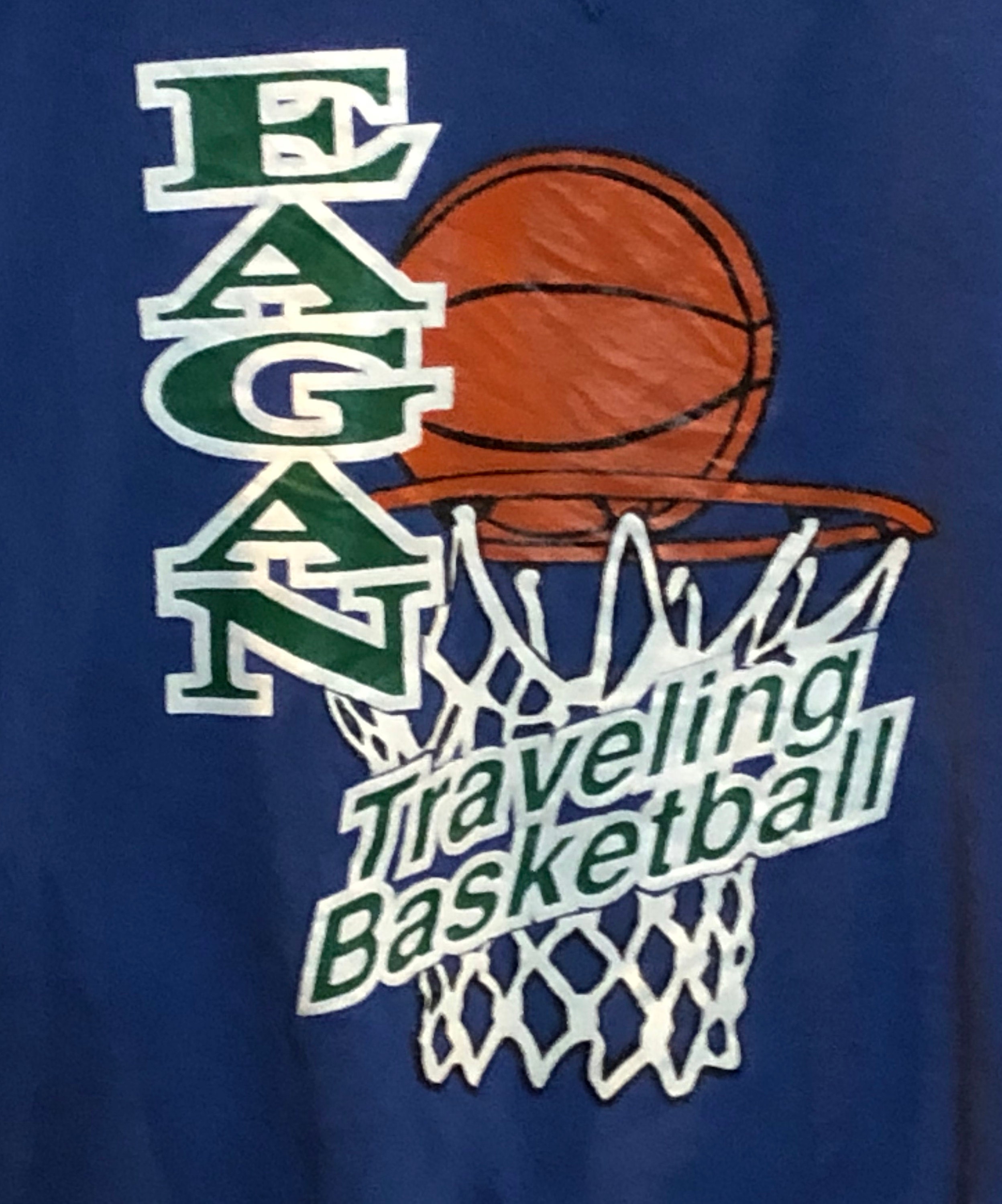 Vintage Eagan Traveling Basketball Blue 1980s Russell Athletic Etsy UK