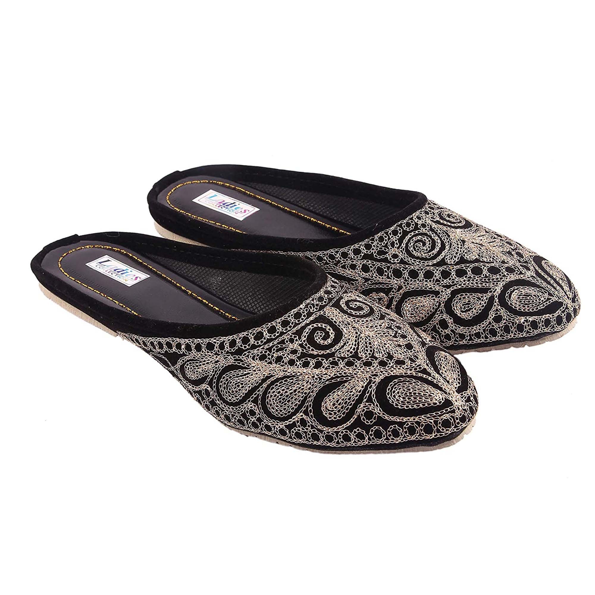 Women's Indian Shoes Indian Jutti Embroidered Sandal Ethnic Slipper