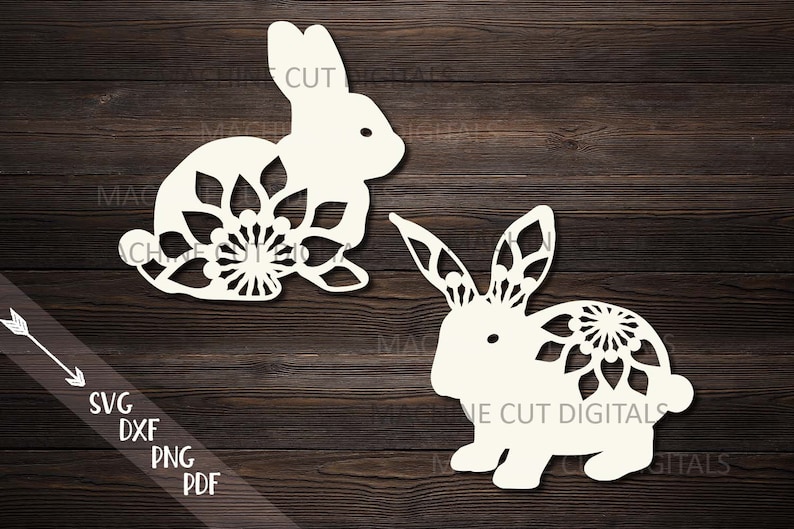 Download Floral bunny svg bunny mandala svg easter bunny svg rabbit ...