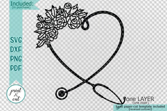 Download Flower Stethoscope Cutting File Floral Stethoscope Svg File Nurse Svg Stethoscope Heart Personalized Stethoscope Svg Custom Name Art Collectibles Drawing Illustration Sultraline Id