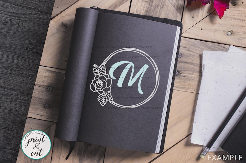 Free Free 251 Flower Split Monogram Svg SVG PNG EPS DXF File