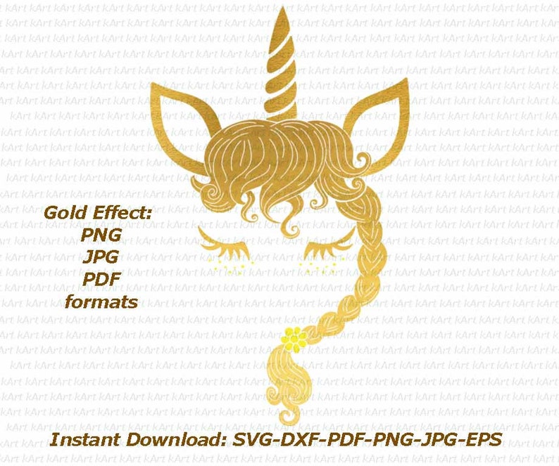 Download Unicorn face svg mermaid svg princess svg fairy svg | Etsy